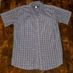 Haband Blue Plaid Shirt
